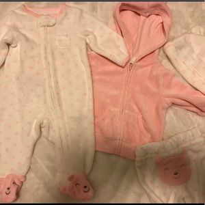NWOT Adorable baby 4 piece set (including hat)